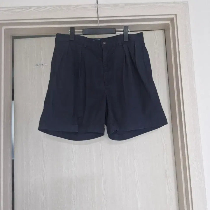 [BUNJANG] Navy Flow Shorts / 네이비 플로 반바지