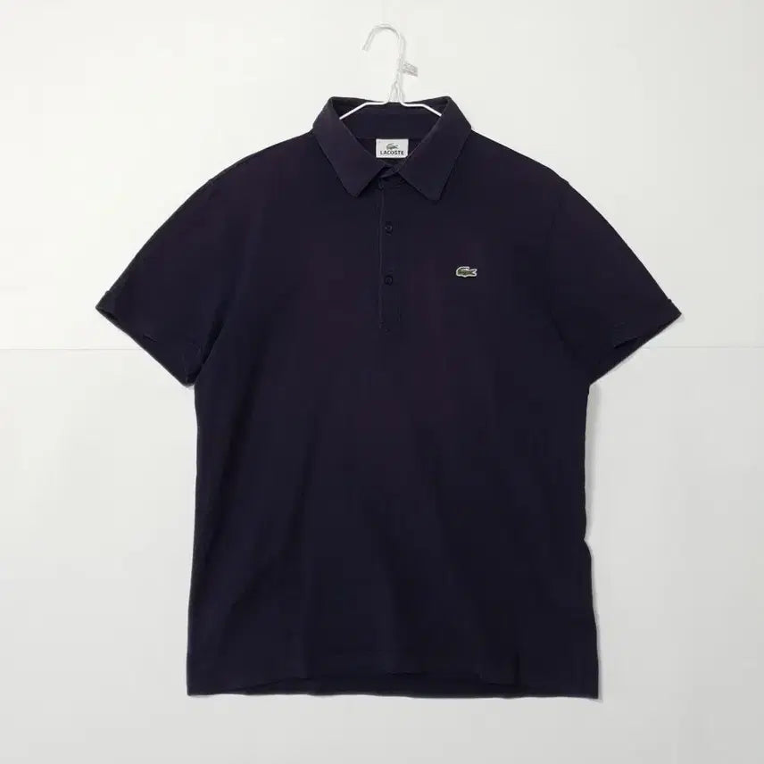 [BUNJANG] Lacoste Navy Polo Shirt / 라코스테 네이비 반팔 카라티 ㅡ0262
