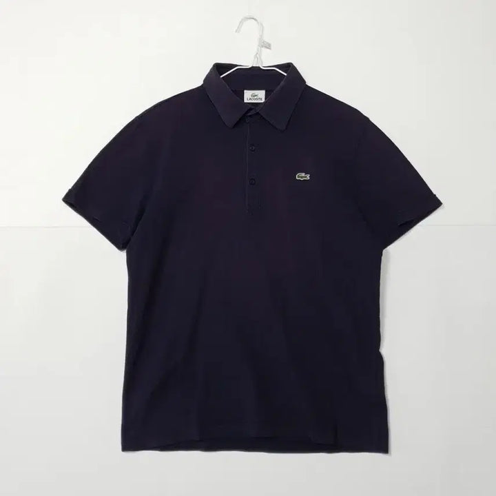 [BUNJANG] Lacoste Navy Polo Shirt / 라코스테 네이비 반팔 카라티 ㅡ0262