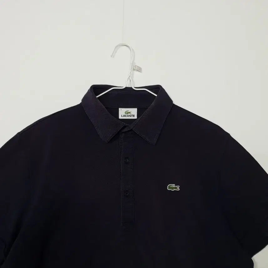 [BUNJANG] Lacoste Navy Polo Shirt / 라코스테 네이비 반팔 카라티 ㅡ0262