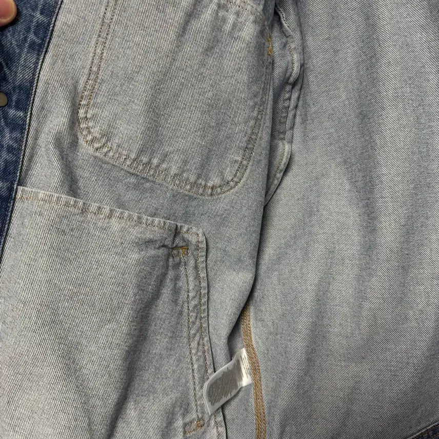 [BUNJANG] Polo Dungaree Denim Jacket - Mid-Blue - Size L / [L] 폴로 덩가리 자켓(데님 자켓) 중청 새상품급