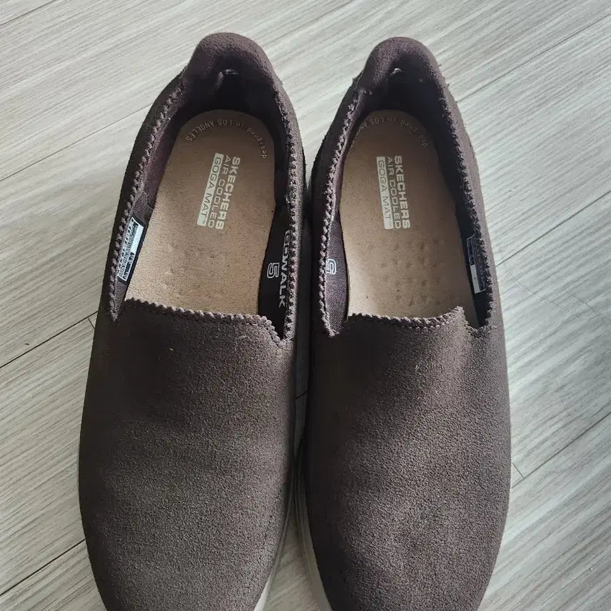 [BUNJANG] Skechers Go Walk 5 Brown Slip-on Shoes / 스케쳐스 고워크5 브라운 슬립온