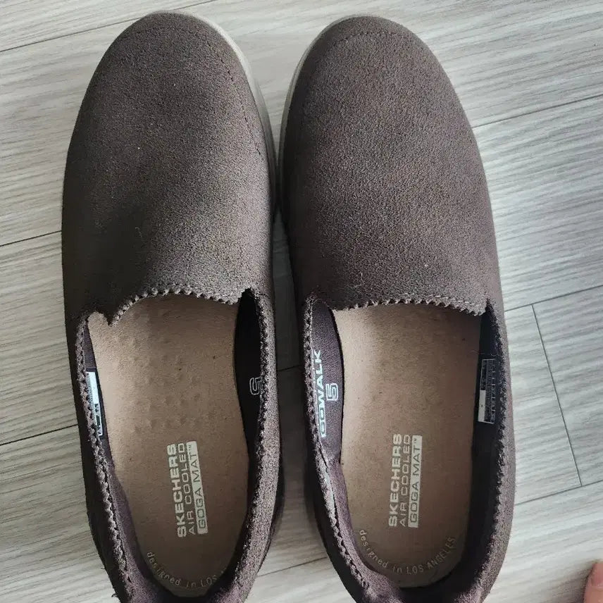 [BUNJANG] Skechers Go Walk 5 Brown Slip-on Shoes / 스케쳐스 고워크5 브라운 슬립온