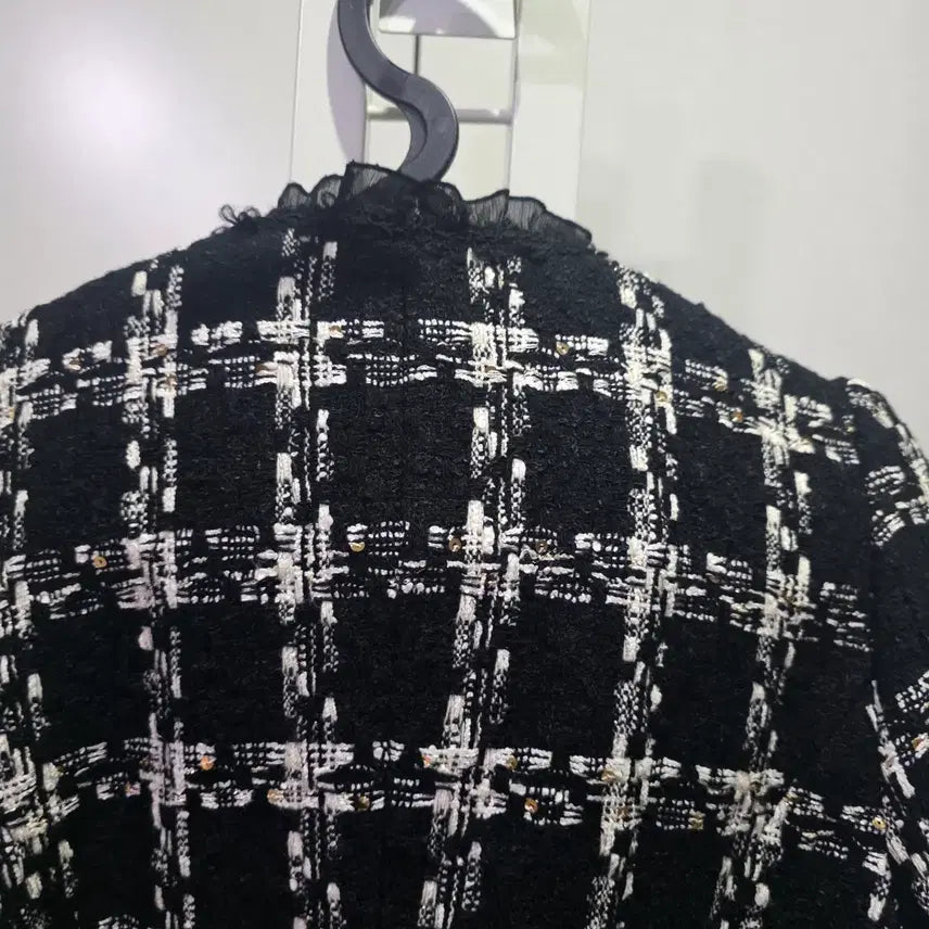[BUNJANG] LYNN Black Tweed Jacket / LYNN 블랙 트위드 자켓