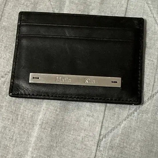 [BUNJANG] Matinkim Black Leather Card Wallet / (마지막특가) 마뗑킴 블랙 가죽 카드지갑