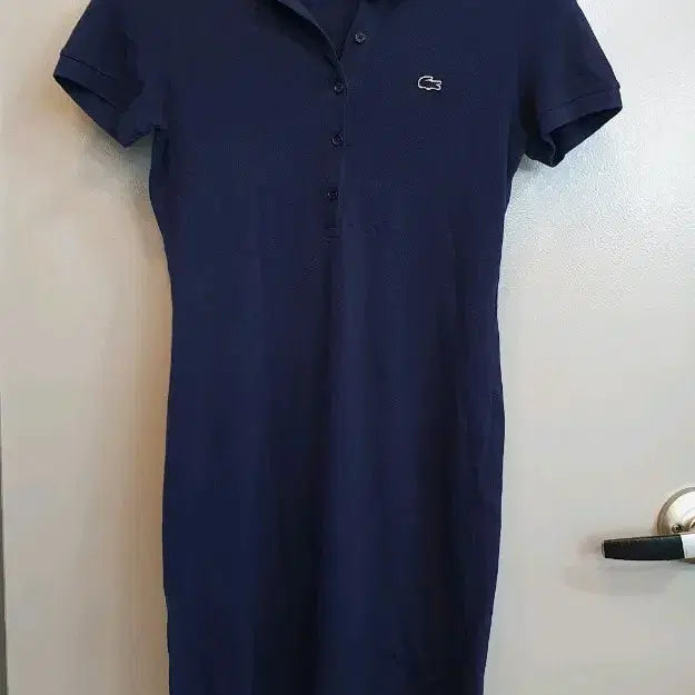 [BUNJANG] Lacoste Navy Collar Dress 36 / 라코스테 네이비 카라 원피스36