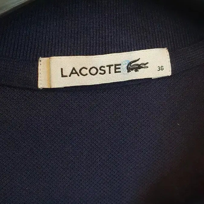 [BUNJANG] Lacoste Navy Collar Dress 36 / 라코스테 네이비 카라 원피스36