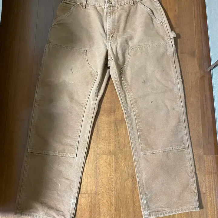 [BUNJANG] Carhartt Double Knee Pants Brown / [36x30] 칼하트 더블니 팬츠 브라운 USA