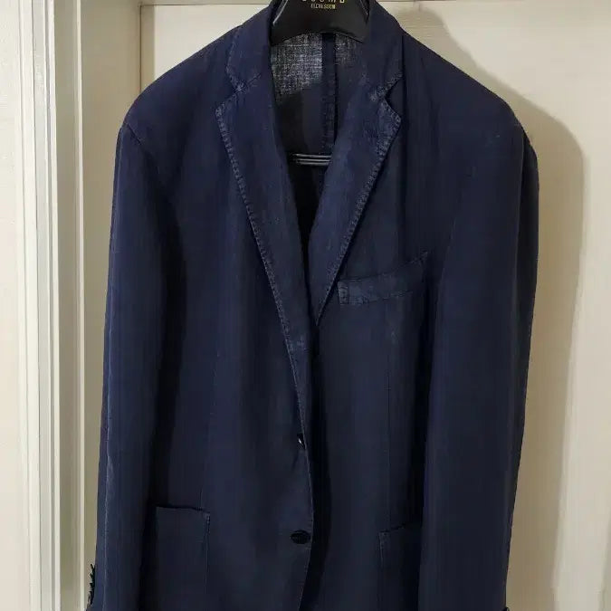 [BUNJANG] Boglioli Lardini Linen Navy Jacket / 볼리올리 라르디니 리넨100 네이비48