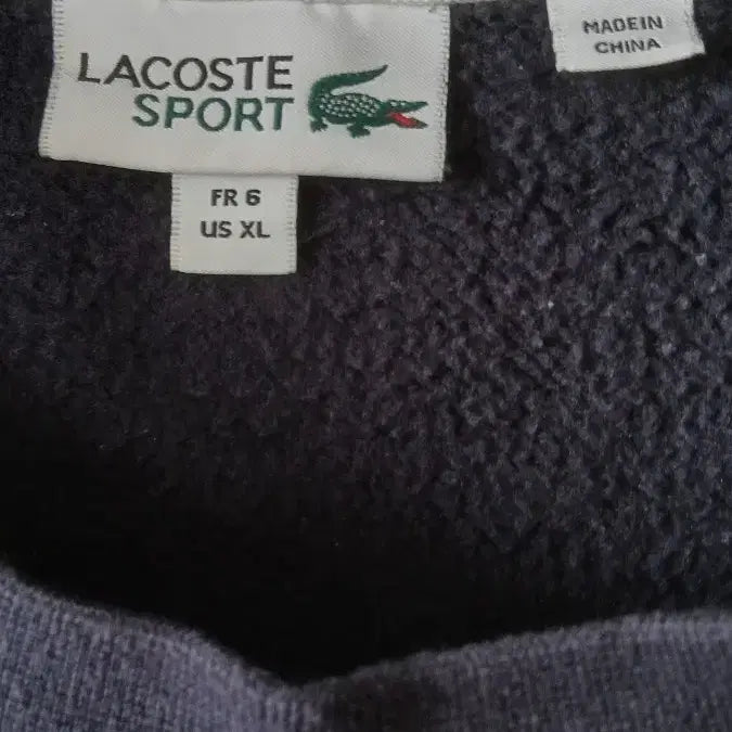 [BUNJANG] Lacoste Sport Navy Crewneck Sweatshirt XL / 라코스테 스포츠 맨투맨 XL 네이비
