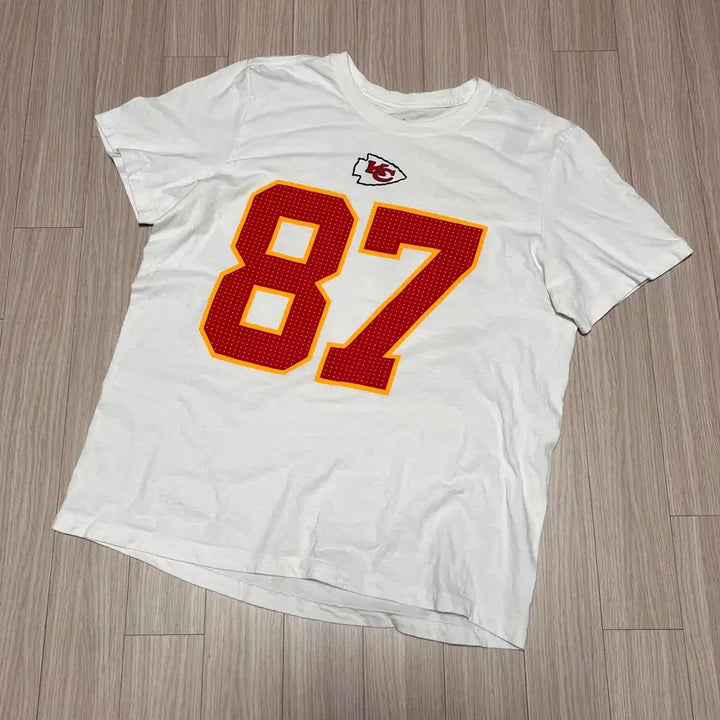 [BUNJANG] Nike Kansas City 87 White T-shirt XL / 나이키 캔자스시티 87번 화이트 반팔 티셔츠 XL