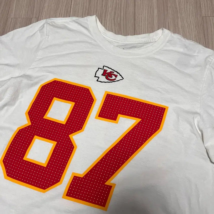 [BUNJANG] Nike Kansas City 87 White T-shirt XL / 나이키 캔자스시티 87번 화이트 반팔 티셔츠 XL