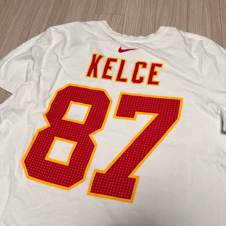 [BUNJANG] Nike Kansas City 87 White T-shirt XL / 나이키 캔자스시티 87번 화이트 반팔 티셔츠 XL