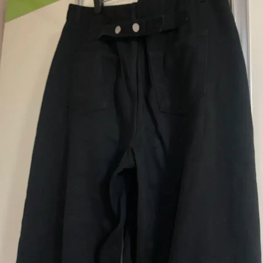 [SOLD OUT] 블랙 데님 와이즈 팬츠 통바지