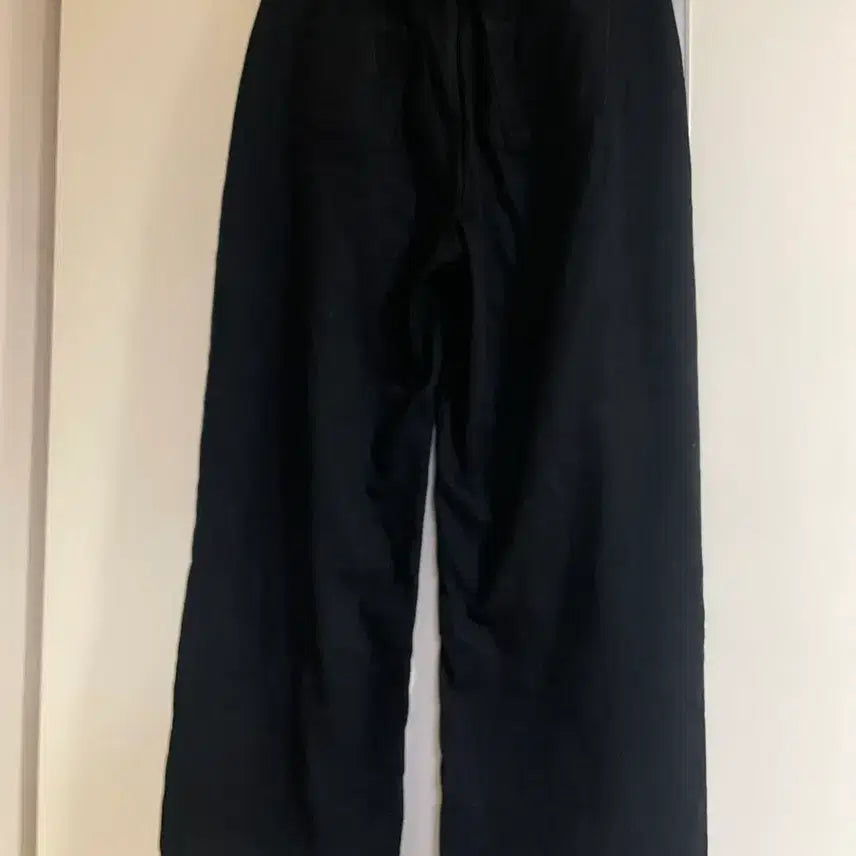 [SOLD OUT] 블랙 데님 와이즈 팬츠 통바지
