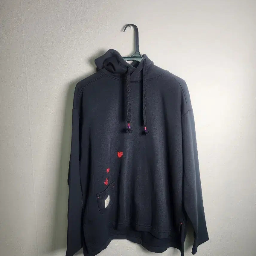 [BUNJANG] Bang Bang Jeans Black Hoodie 95 / 뱅뱅진스 블랙 후드티 95 (기모)