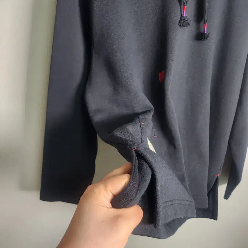 [BUNJANG] Bang Bang Jeans Black Hoodie 95 / 뱅뱅진스 블랙 후드티 95 (기모)