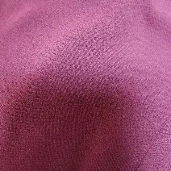 [BUNJANG] Zishen Wine Mock Neck Long Sleeve Blouse / 지센 와인색 모크넥 긴팔 블라우스