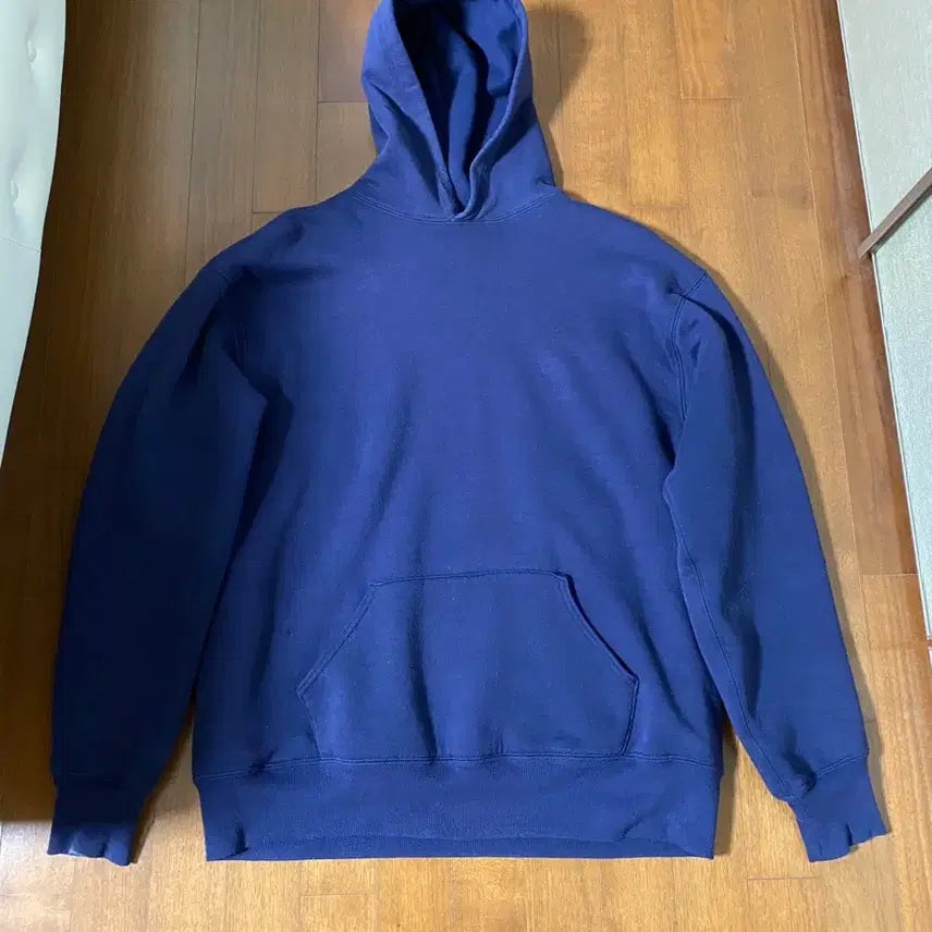 [BUNJANG] Russell Double Face Hoodie (Navy) / [XL] 80s 러셀 더블페이스 후드 네이비