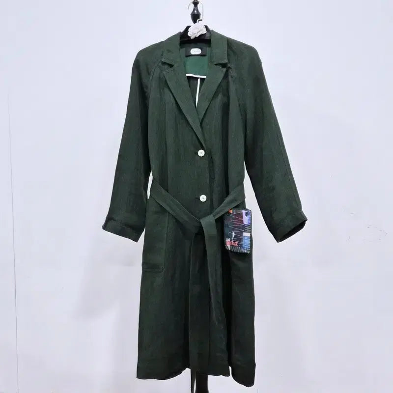 [SOLD OUT] DEWL 듀엘 린넨 롱 자켓