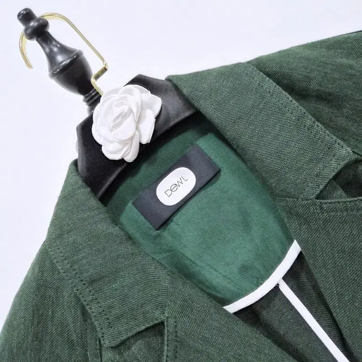 [SOLD OUT] DEWL 듀엘 린넨 롱 자켓