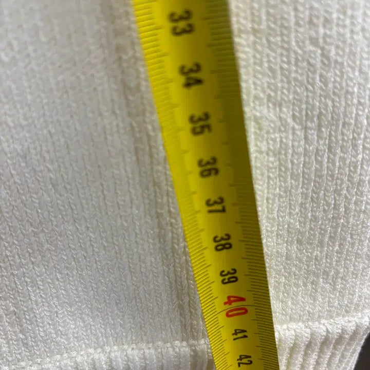 [BUNJANG] White Knit Bustier / 화이트 니트 뷔스티에