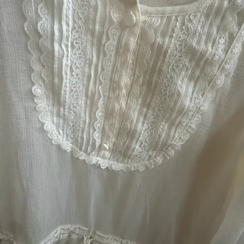 [BUNJANG] Vintage Mori Layered Dress / 빈티지 모리룩 레이어드 원피스