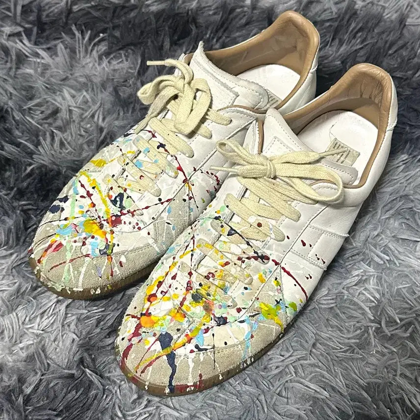 [BUNJANG] Maison Margiela German Army Painting Sneakers / [270] 42 메종마르지엘라 독일군 페인팅