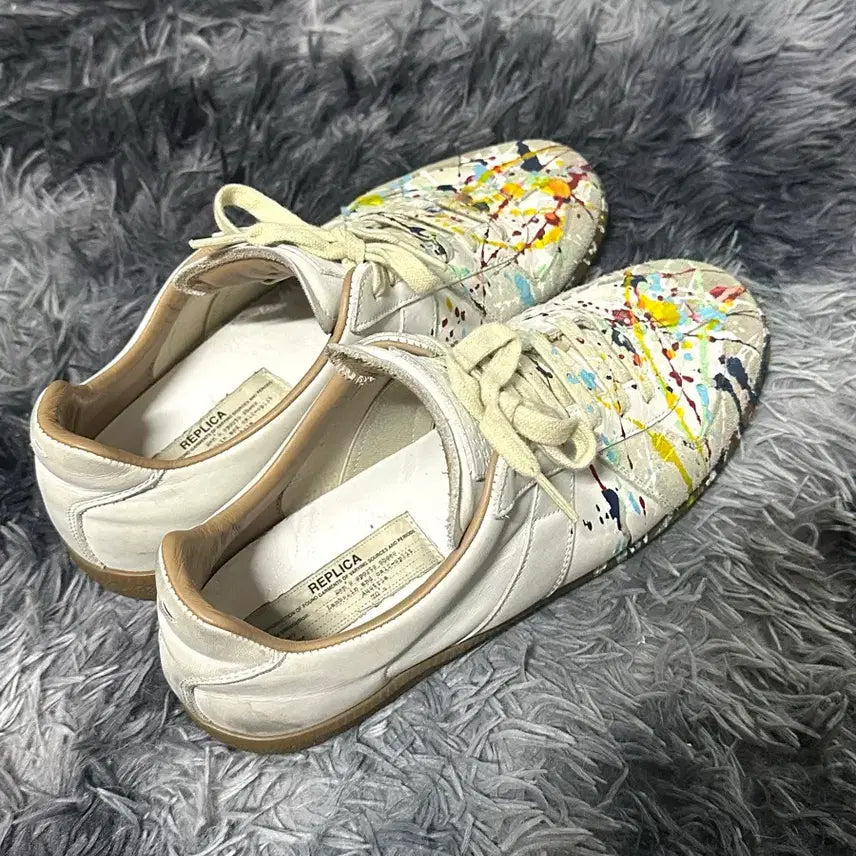 [BUNJANG] Maison Margiela German Army Painting Sneakers / [270] 42 메종마르지엘라 독일군 페인팅