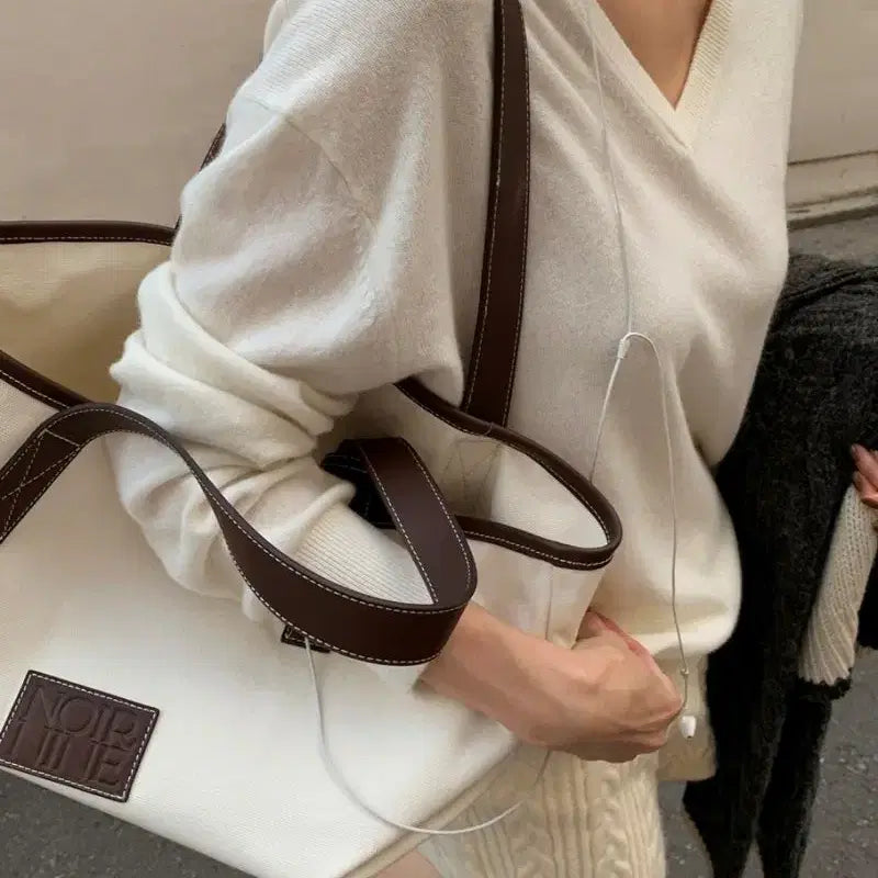 [BUNJANG] Noirnine Canvas Boat Bag / 누아르나인 캔버스 보트백(단종)