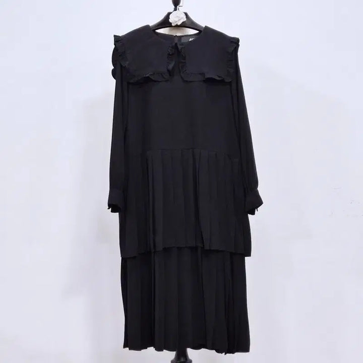 [BUNJANG] MMMM Gemma World Sailor Pleated Dress / MMMM 젬마월드 세일러 플리츠 원피스