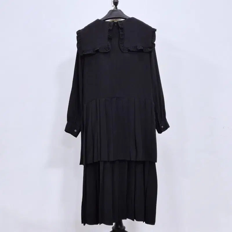 [BUNJANG] MMMM Gemma World Sailor Pleated Dress / MMMM 젬마월드 세일러 플리츠 원피스