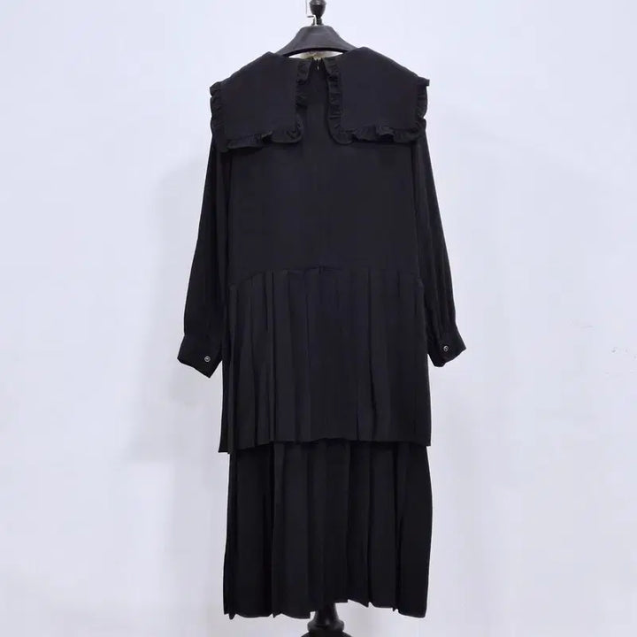 [BUNJANG] MMMM Gemma World Sailor Pleated Dress / MMMM 젬마월드 세일러 플리츠 원피스