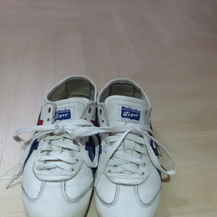 [BUNJANG] Onitsuka Tiger Mexico 66 White Red Sneakers / Onisuka tiger 멕시코66  흰빨 255