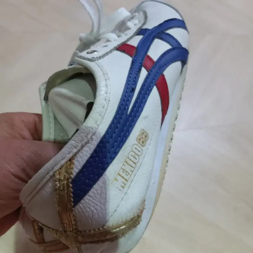 [BUNJANG] Onitsuka Tiger Mexico 66 White Red Sneakers / Onisuka tiger 멕시코66  흰빨 255