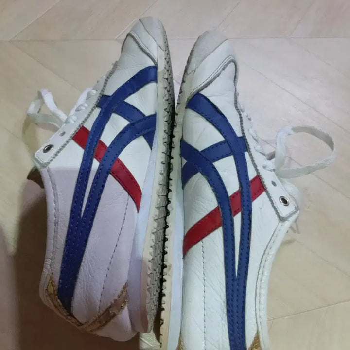 [BUNJANG] Onitsuka Tiger Mexico 66 White Red Sneakers / Onisuka tiger 멕시코66  흰빨 255