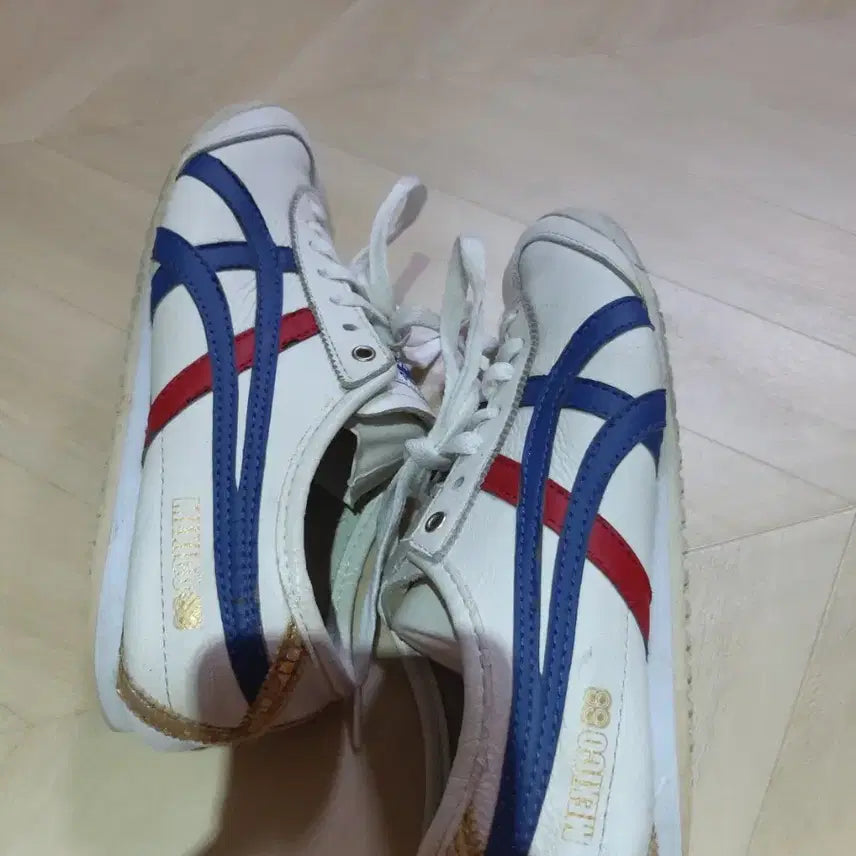 [BUNJANG] Onitsuka Tiger Mexico 66 White Red Sneakers / Onisuka tiger 멕시코66  흰빨 255
