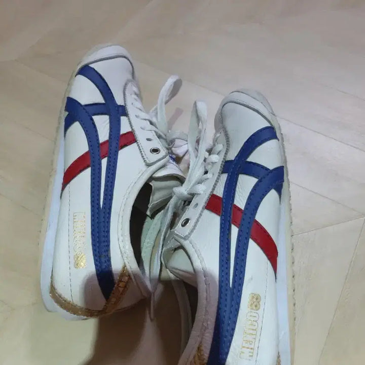 [BUNJANG] Onitsuka Tiger Mexico 66 White Red Sneakers / Onisuka tiger 멕시코66  흰빨 255