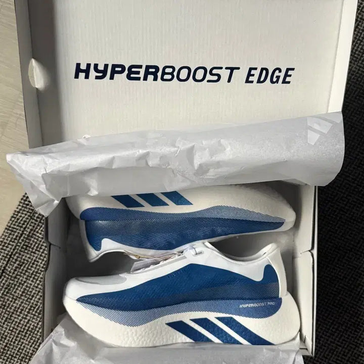 [BUNJANG] Adidas Hyperboost Edge Blue 275 Shoes / 아디다스 하이퍼부스트 엣지 블루 275