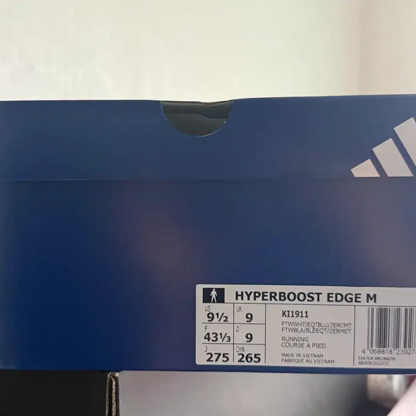 [BUNJANG] Adidas Hyperboost Edge Blue 275 Shoes / 아디다스 하이퍼부스트 엣지 블루 275