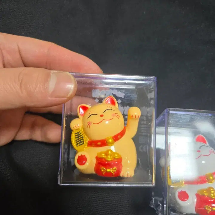 [BUNJANG] Maneki Neko Lucky Cat Ornament Set / (새상품)복 고양이 마네키네코(노랑/흰색/검정)