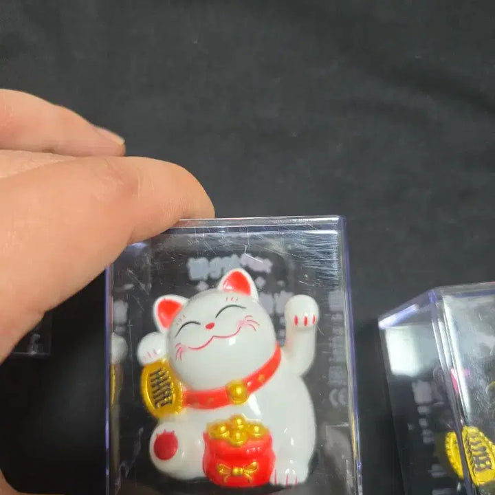 [BUNJANG] Maneki Neko Lucky Cat Ornament Set / (새상품)복 고양이 마네키네코(노랑/흰색/검정)