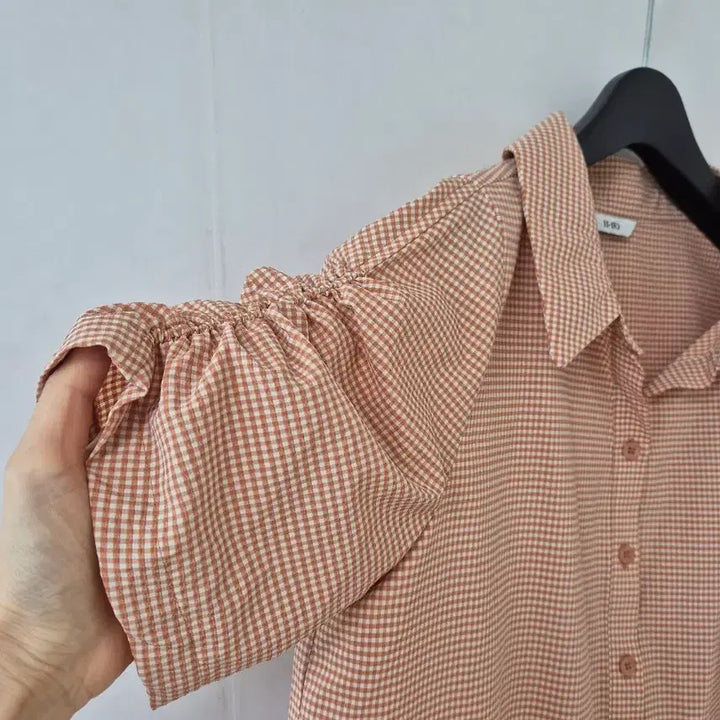 [SOLD OUT] JJro 시어서커 카라 블라우스