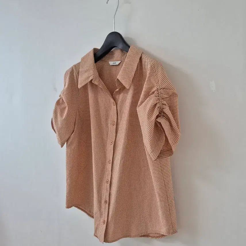 [SOLD OUT] JJro 시어서커 카라 블라우스