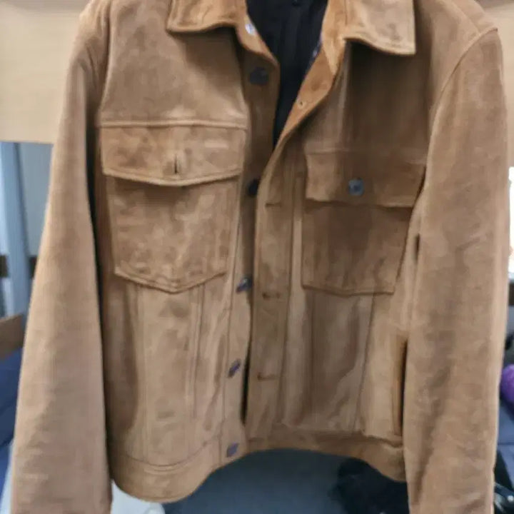 [BUNJANG] A.P.C. Suede Jacket Brown L / A.P.C 아페쎄 스웨이드 자켓 브라운 L