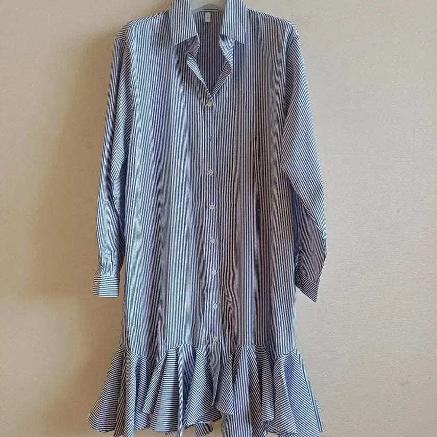 [BUNJANG] Ellie J Striped Frill Dress / 엘리제이 ellie j 원피스 판매합니다