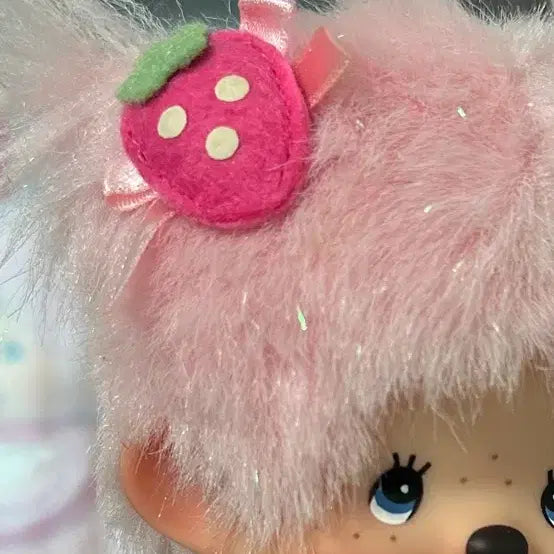 [BUNJANG] Vintage Strawberry Monchhichi Doll / 고전 스트로베리 몬치치