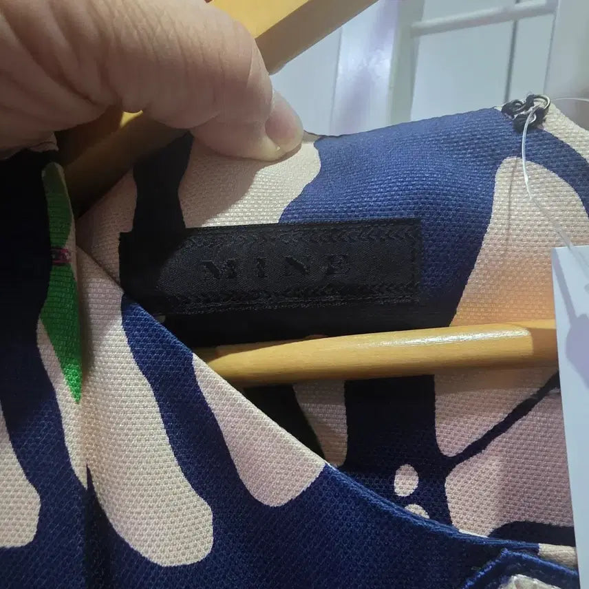 [BUNJANG] Mine Pattern Sleeveless Midi Dress / 마인 패턴 민소매 원피스 장식 포인트