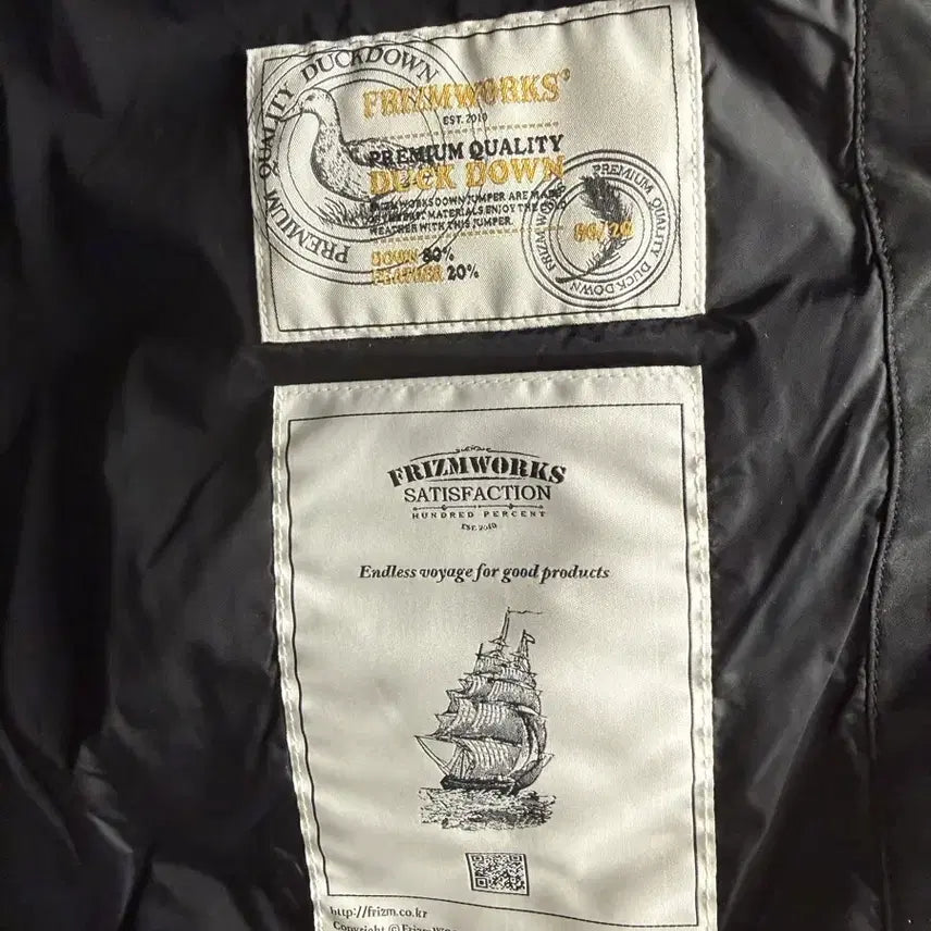 [BUNJANG] Prism Works Mountain Duck Down Jacket / [XL] 프리즘웍스 마운틴 덕 다운 블랙 새상품
