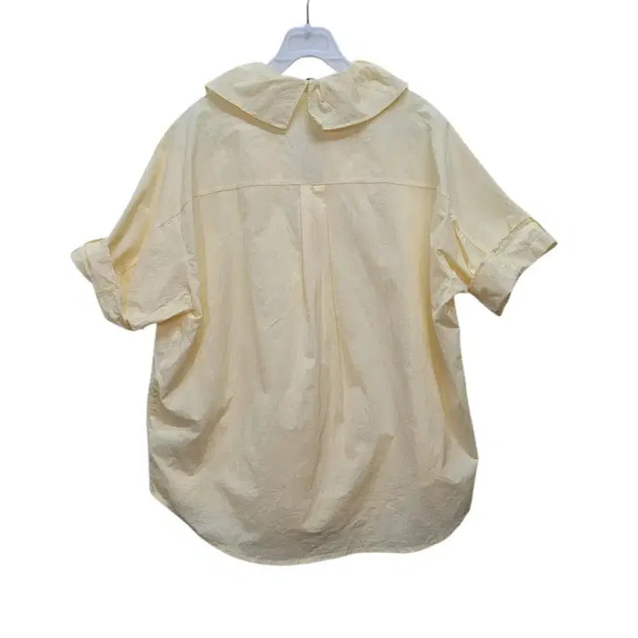 [BUNJANG] Light Yellow Blouse / 인견 혼방소재 라이트 옐로우컬러 얇고 시원한 블라우스